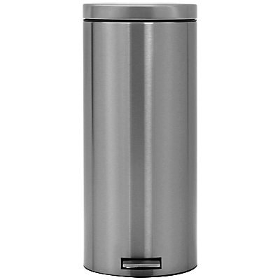 Brabantia MotionControl Pedal Bin, Fingerprint Proof Matt Steel, 30L